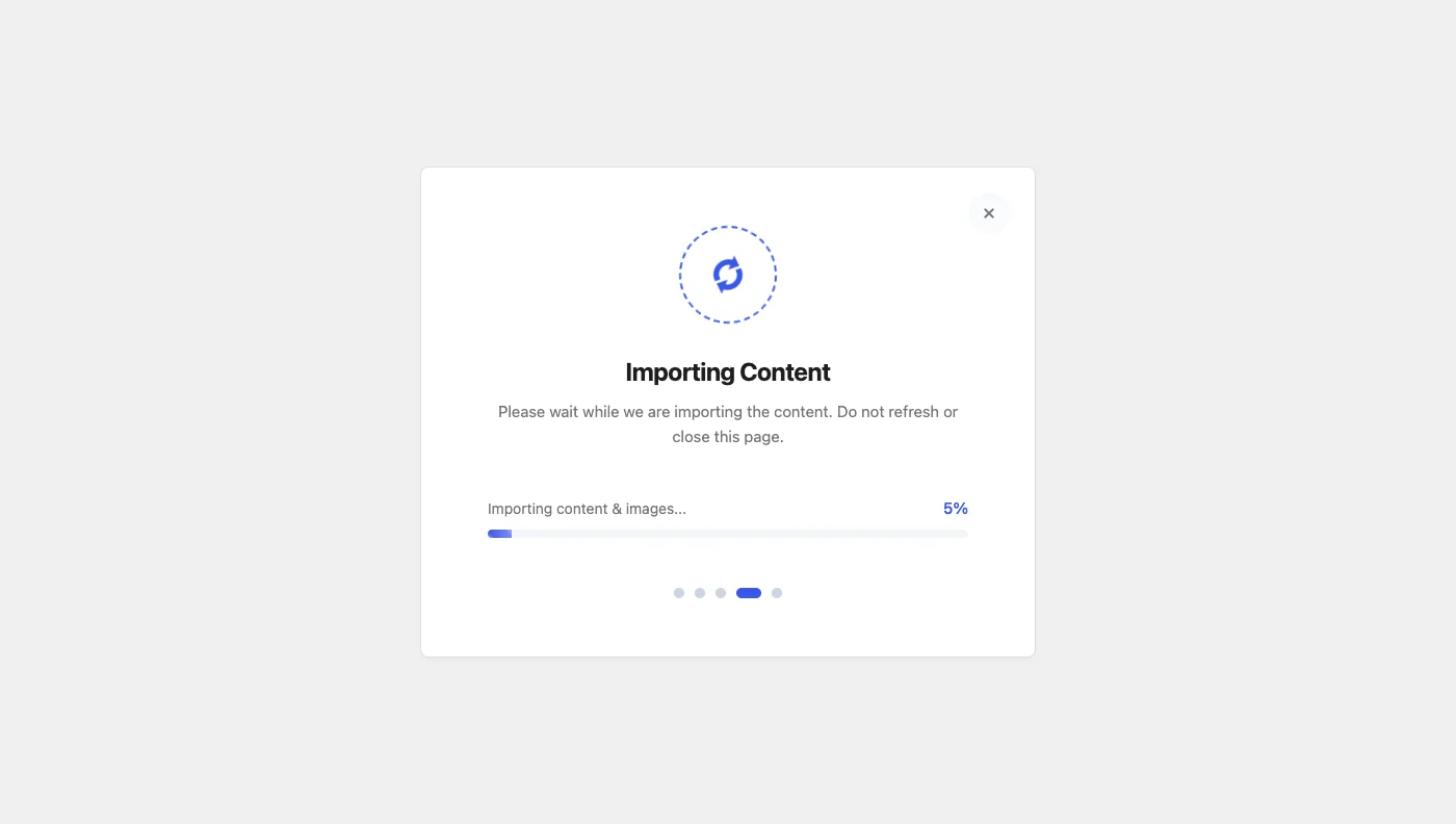setup-import-progress